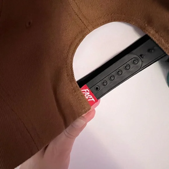 FastHouse Brown and Black Snapback Hat with Patch - Picture 5 of 5